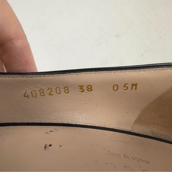 Gucci GG Marmont Fringe Loafer Pumps 38 - Picture 12 of 13